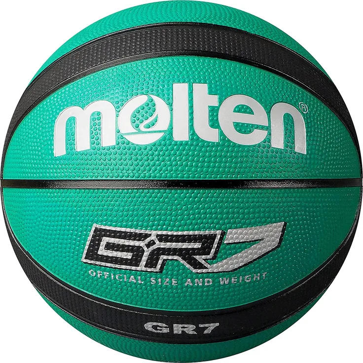 Molten Basketball, grün-schwarz, 7