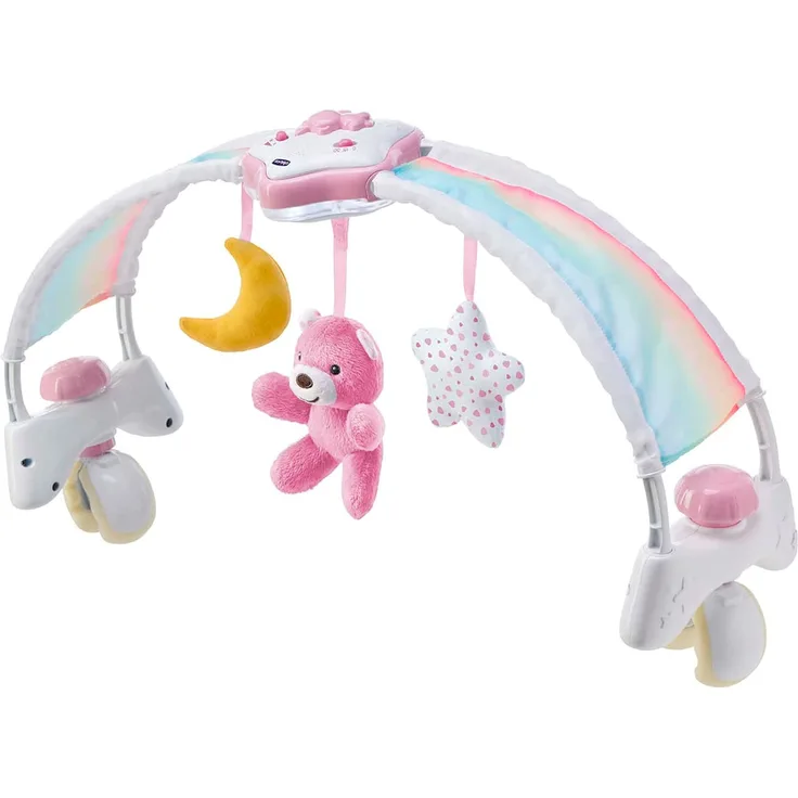 Chicco CHICCO PANEL FOR COT RAINBOW SKY PINK 00010473100000