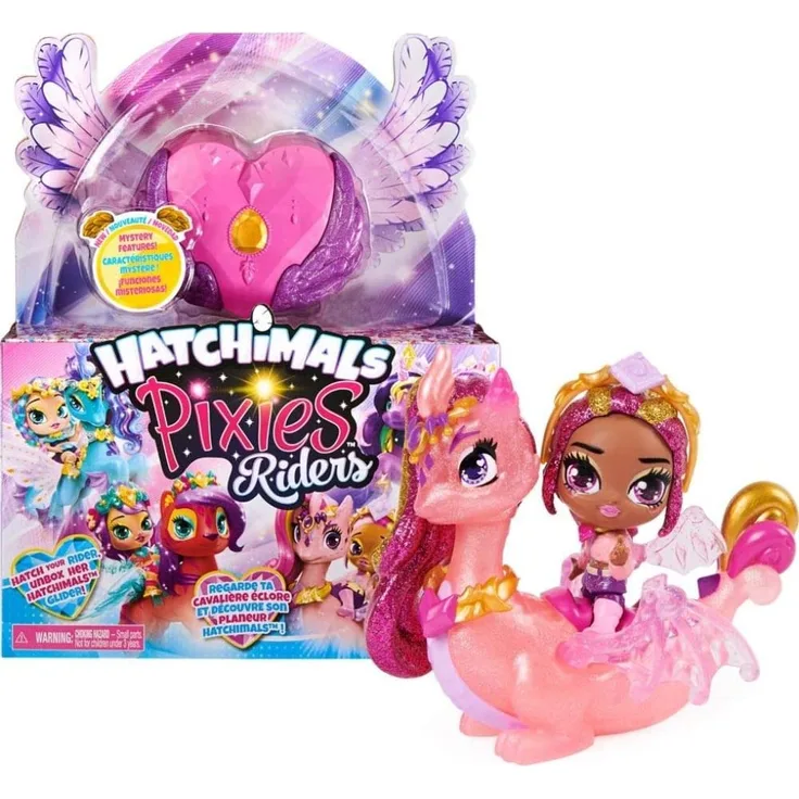 Spin Master Hatchimals Pixies Riders Moonlight Mia Pixie und Unicornix