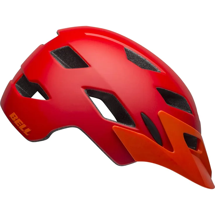 Bell Sidetrack II Kinder Fahrradhelm, Rot, 45-52 cm