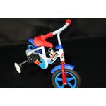 Dino jongensfiets 10 Zoll 17 cm Jungen Felgenbremse Blau/Weiß