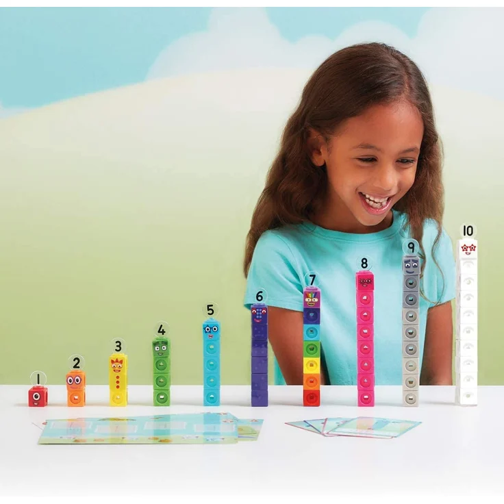 Learning Resources LSP0949-UK Numberblocks MathLink-Würfel 1-10 Aktivitätsset, Training vorschulischer Mathekenntnisse, Bauen, Lernen, Spielen – im Klassenzimmer und zu Hause, Ab 3 Jahren – Bild 3