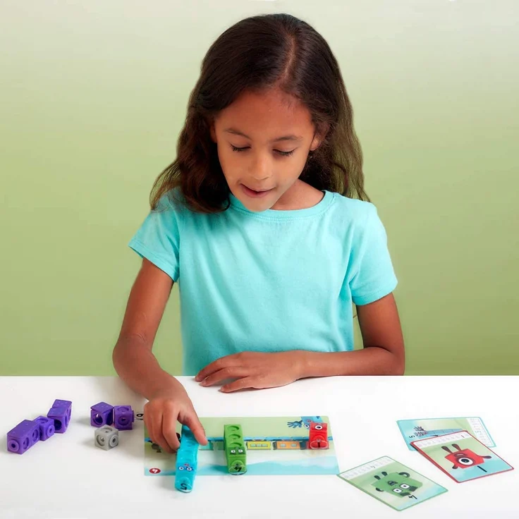 Learning Resources LSP0949-UK Numberblocks MathLink-Würfel 1-10 Aktivitätsset, Training vorschulischer Mathekenntnisse, Bauen, Lernen, Spielen – im Klassenzimmer und zu Hause, Ab 3 Jahren – Bild 6