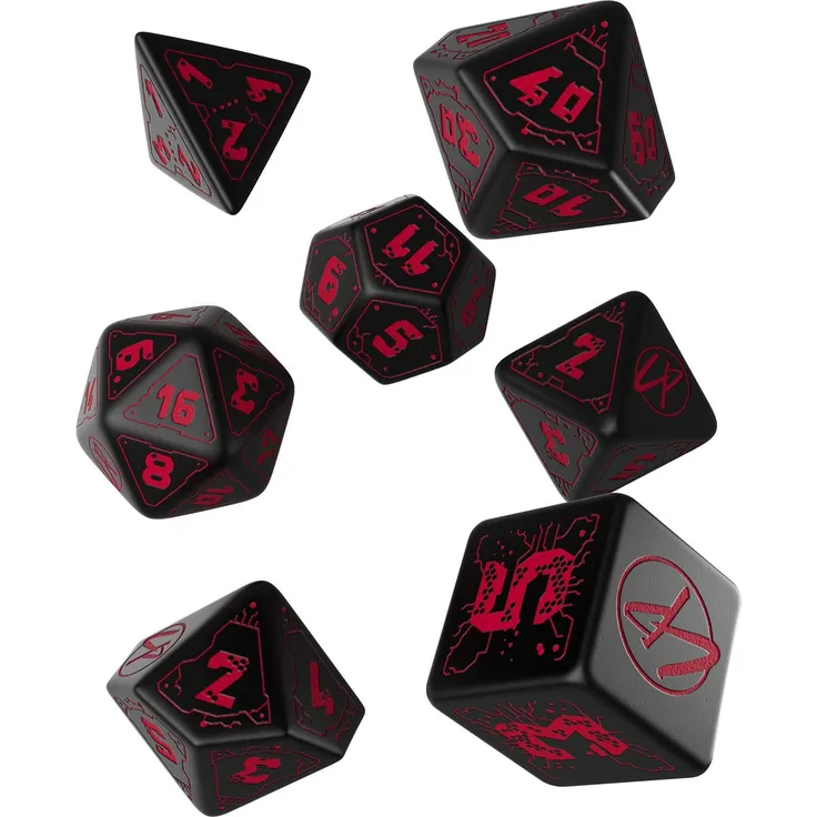 Q-Workshop CPU06 - Cyberpunk RPG Red Dice Set (7)