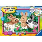 Ravensburger Malen nach Zahlen Putzige Häschen