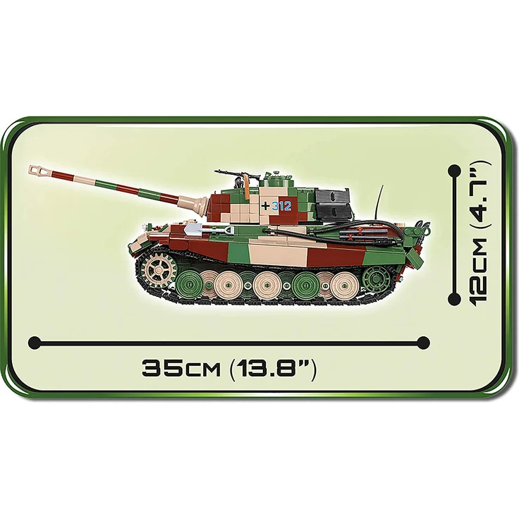 Cobi 2540 Historical Collection PzKpfw VI Ausf. B "Königstiger" – Bild 4