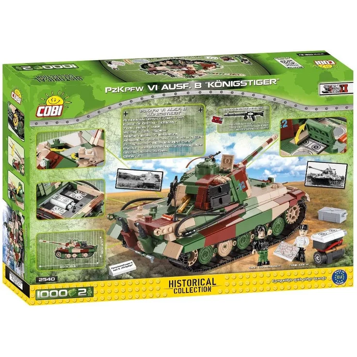 Cobi 2540 Historical Collection PzKpfw VI Ausf. B "Königstiger" – Bild 2
