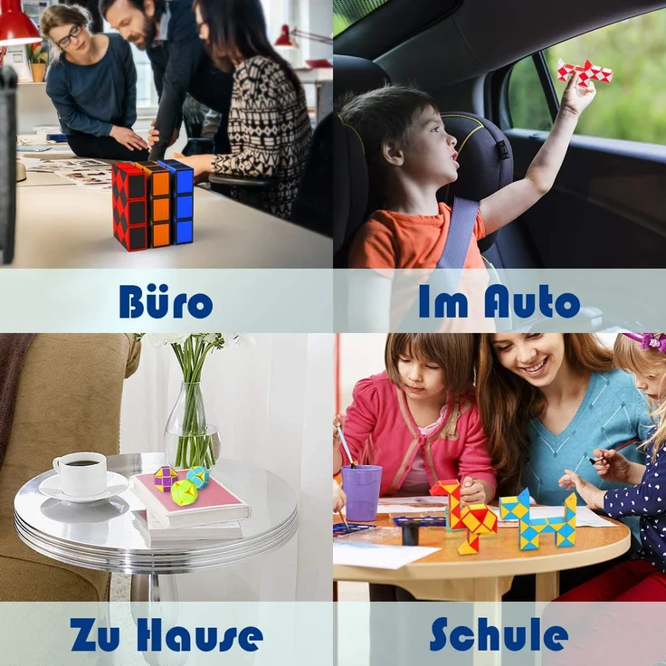 WEARXI Mitgebsel Kindergeburtstag, Magische Schlange 20er Set, Kleine Geschenke für Kinder Give Aways Kindergeburtstag Gastgeschenke, Ostergeschenke Kinder, Geschenke zur Einschulung Schultüte Fidget – Bild 7