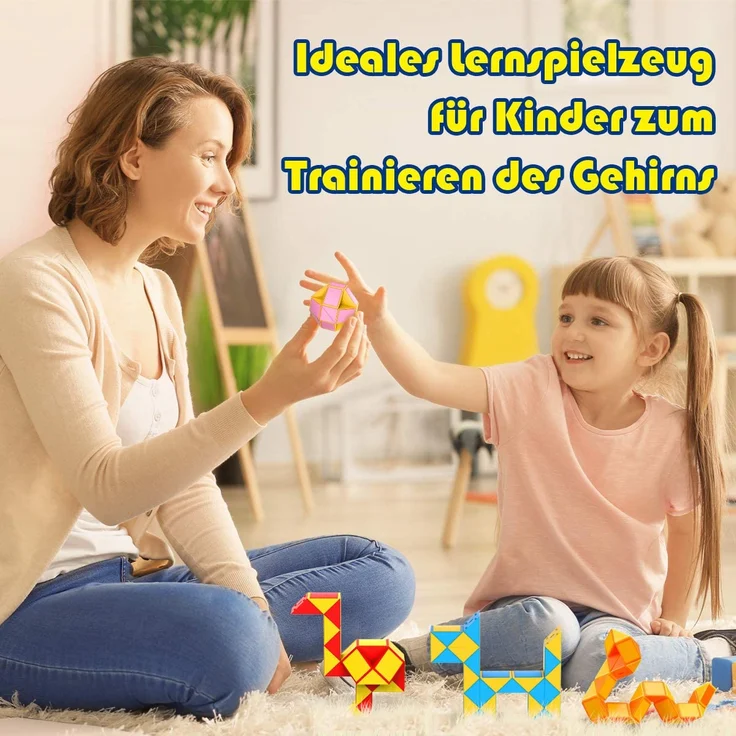 WEARXI Mitgebsel Kindergeburtstag, Magische Schlange 20er Set, Kleine Geschenke für Kinder Give Aways Kindergeburtstag Gastgeschenke, Ostergeschenke Kinder, Geschenke zur Einschulung Schultüte Fidget – Bild 6