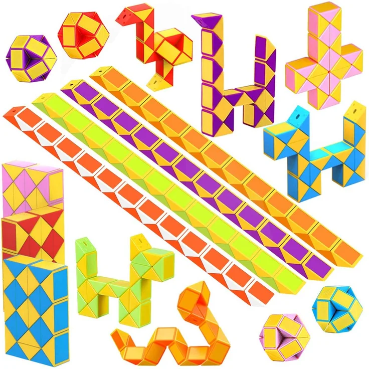 WEARXI Mitgebsel Kindergeburtstag, Magische Schlange 20er Set, Kleine Geschenke für Kinder Give Aways Kindergeburtstag Gastgeschenke, Ostergeschenke Kinder, Geschenke zur Einschulung Schultüte Fidget – Bild 1