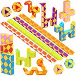 WEARXI Mitgebsel Kindergeburtstag, Magische Schlange 20er Set, Kleine Geschenke für Kinder Give Aways Kindergeburtstag Gastgeschenke, Ostergeschenke Kinder, Geschenke zur Einschulung Schultüte Fidget