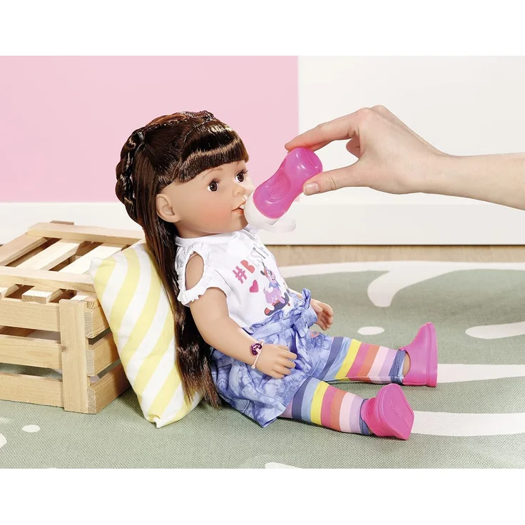 Zapf BABY born 830352 'Sister brunette 43 cm', ab 4 Jahren, mit sechs lebensechten Funktionen, ohne Batterie – Bild 13