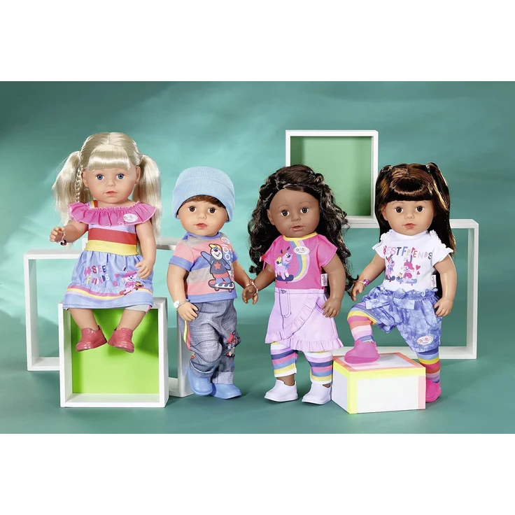 Zapf BABY born 830352 'Sister brunette 43 cm', ab 4 Jahren, mit sechs lebensechten Funktionen, ohne Batterie – Bild 16
