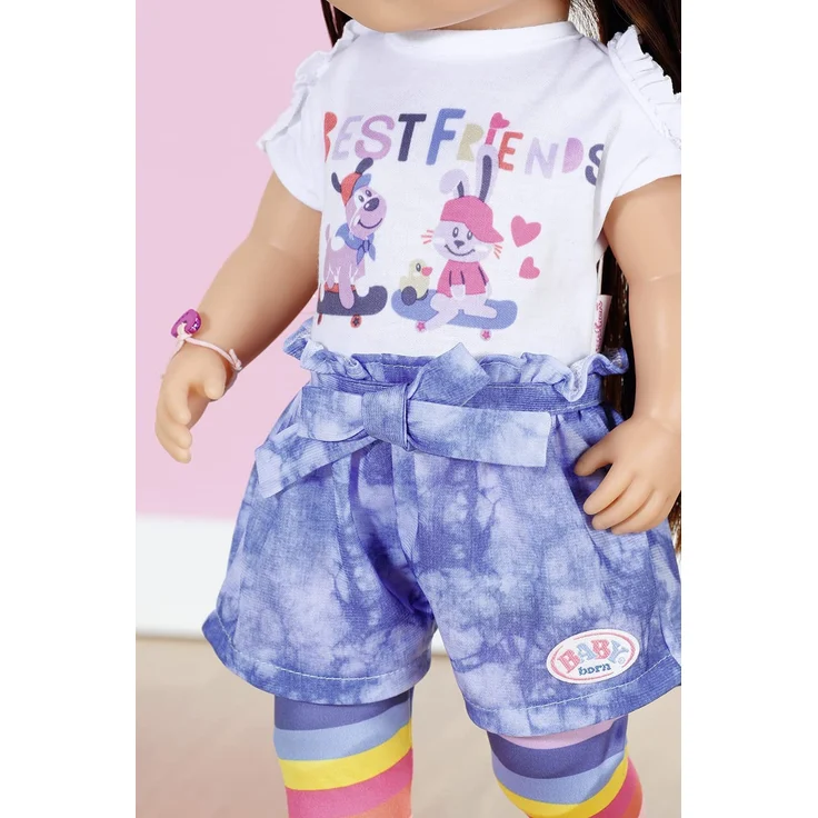 Zapf BABY born 830352 'Sister brunette 43 cm', ab 4 Jahren, mit sechs lebensechten Funktionen, ohne Batterie – Bild 10