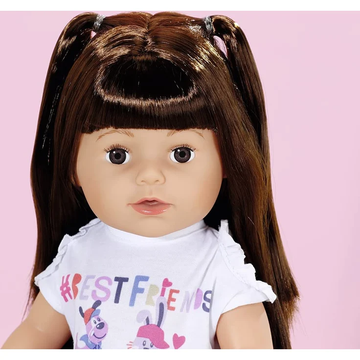 Zapf BABY born 830352 'Sister brunette 43 cm', ab 4 Jahren, mit sechs lebensechten Funktionen, ohne Batterie – Bild 8