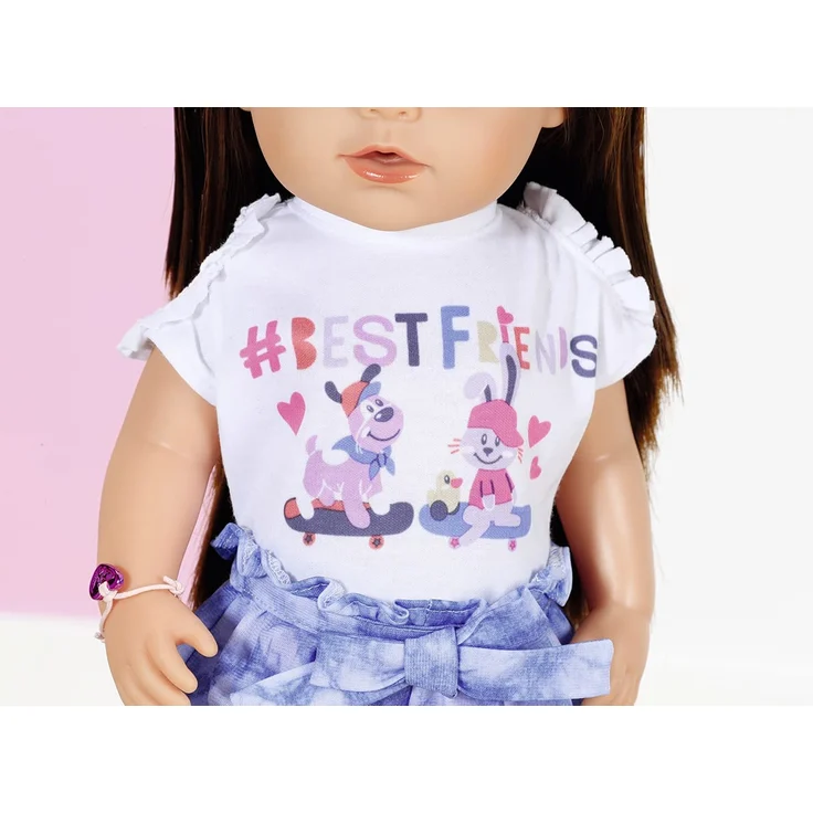 Zapf BABY born 830352 'Sister brunette 43 cm', ab 4 Jahren, mit sechs lebensechten Funktionen, ohne Batterie – Bild 11