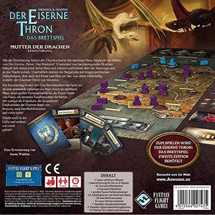 Der Eiserne Thron: Das Brettspiel 2.Ed. - Mutter der Drachen • Erweiterung DE – Bild 3
