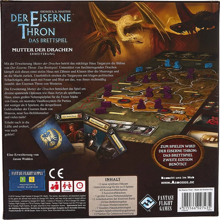 Der Eiserne Thron: Das Brettspiel 2.Ed. - Mutter der Drachen • Erweiterung DE – Bild 8