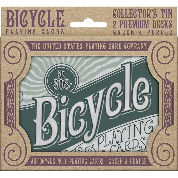 Bicycle 023693 Autocycle No. 1 Limited Edition Pokerkarten in Metallbox – Bild 3