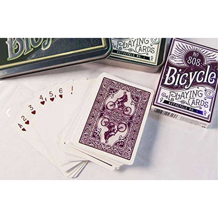 Bicycle 023693 Autocycle No. 1 Limited Edition Pokerkarten in Metallbox – Bild 4