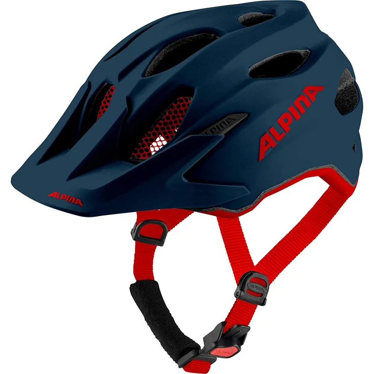 Alpina Junior Carapax Indigo Matt, Größe 51 - 56 cm - Fahrradhelm, Farbe Blau – Bild 1