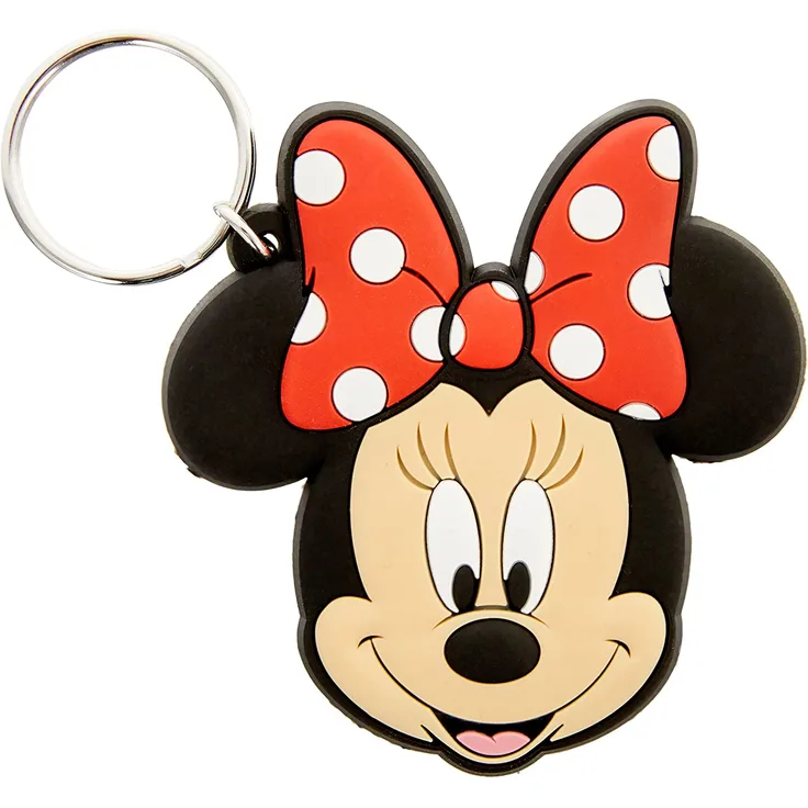 Disney Minnie Mouse - Gummi Schlüsselanhänger