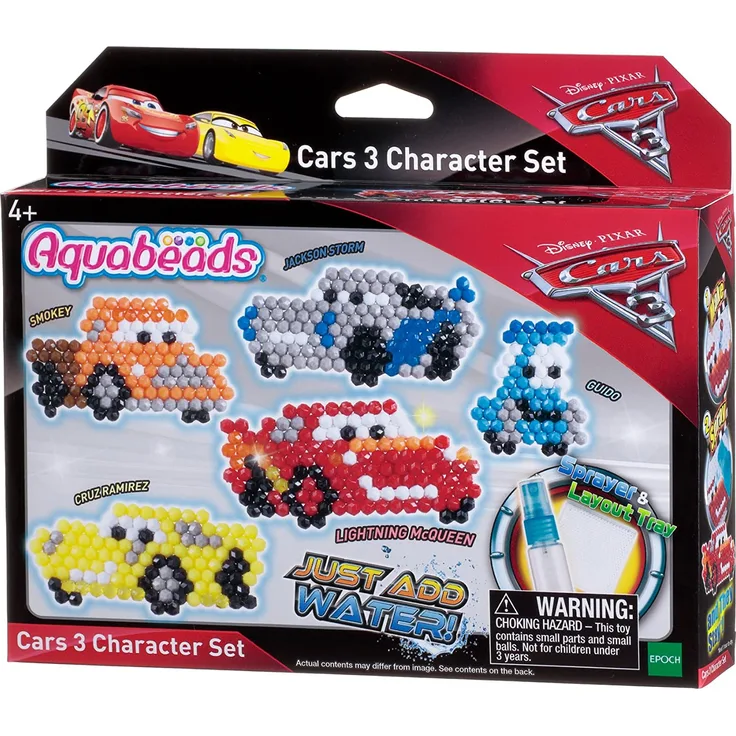 Aquabeads Epoch Traumwiesen 30218 Cars 3 Figurenset Bastelset für Kinder