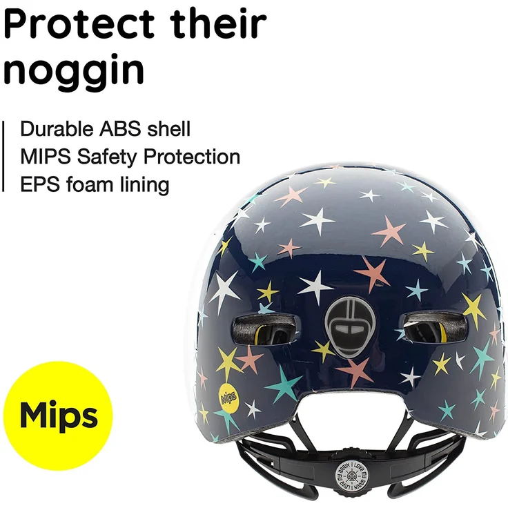 Nutcase Kinder Fahrradhelm Little Nutty Gloss, Stars are Born, 48-52 cm – Bild 5