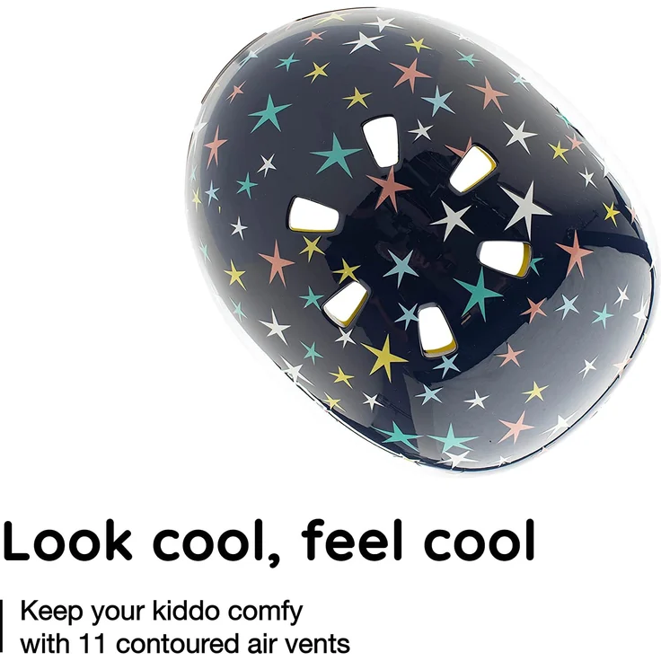 Nutcase Kinder Fahrradhelm Little Nutty Gloss, Stars are Born, 48-52 cm – Bild 3