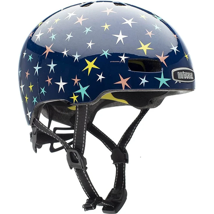Nutcase Kinder Fahrradhelm Little Nutty Gloss, Stars are Born, 48-52 cm – Bild 1
