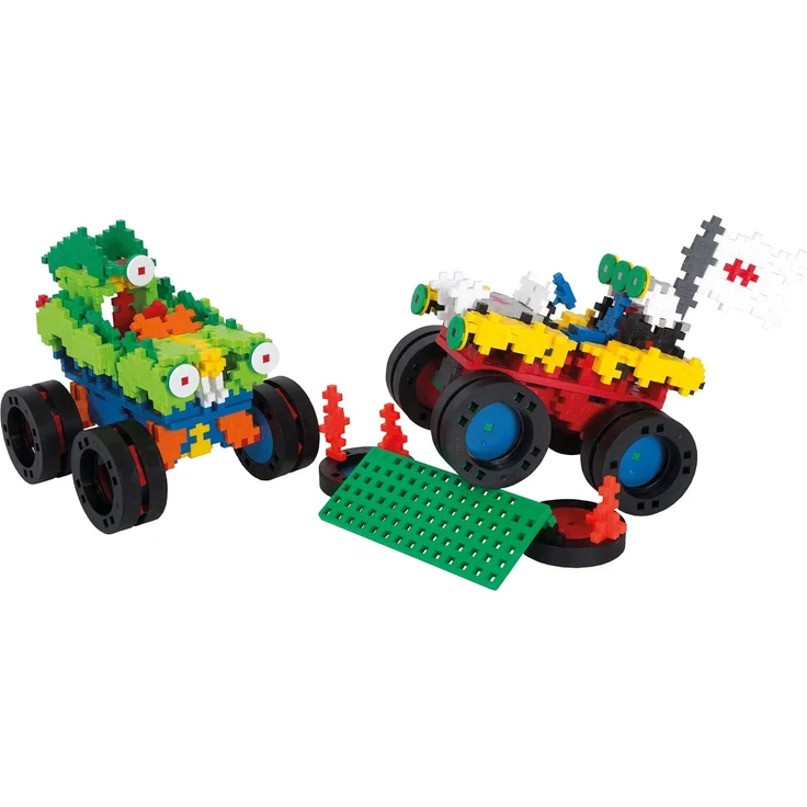 9607014 Kreativ-Bausteine, Monster Trucks, Konstruktionsspielzeug, PlusPlus Go, 600 Teile – Bild 2