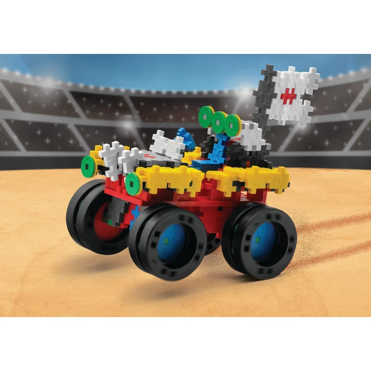 9607014 Kreativ-Bausteine, Monster Trucks, Konstruktionsspielzeug, PlusPlus Go, 600 Teile – Bild 5