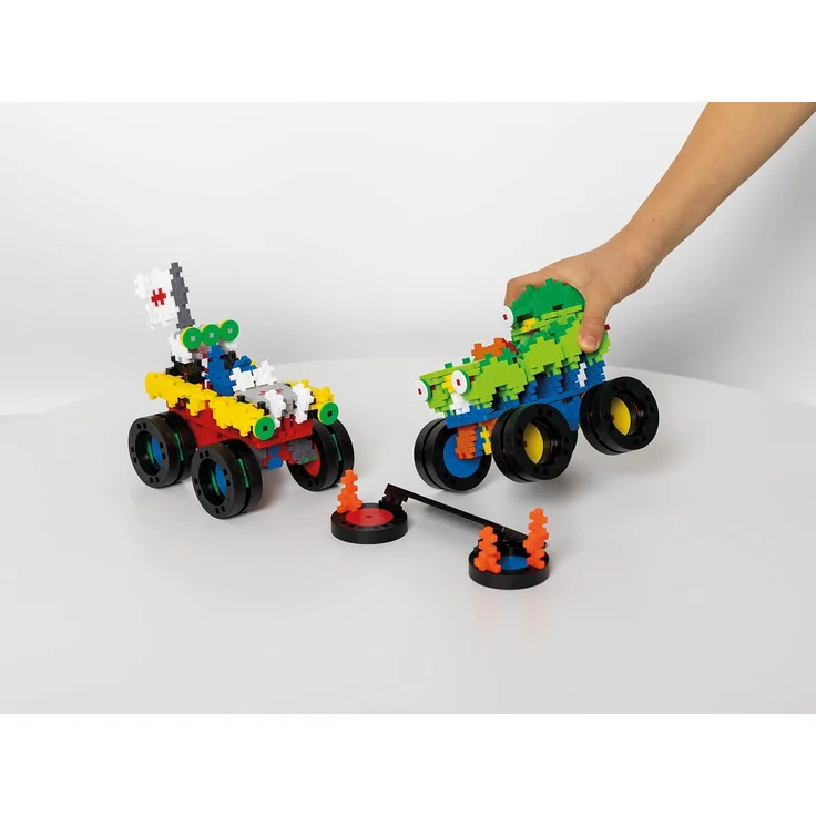 9607014 Kreativ-Bausteine, Monster Trucks, Konstruktionsspielzeug, PlusPlus Go, 600 Teile – Bild 6
