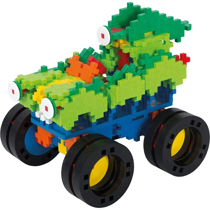 9607014 Kreativ-Bausteine, Monster Trucks, Konstruktionsspielzeug, PlusPlus Go, 600 Teile – Bild 3
