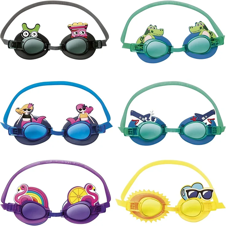 Bestway Hydro-Swim Schwimmbrille für Kinder Character, sortiert