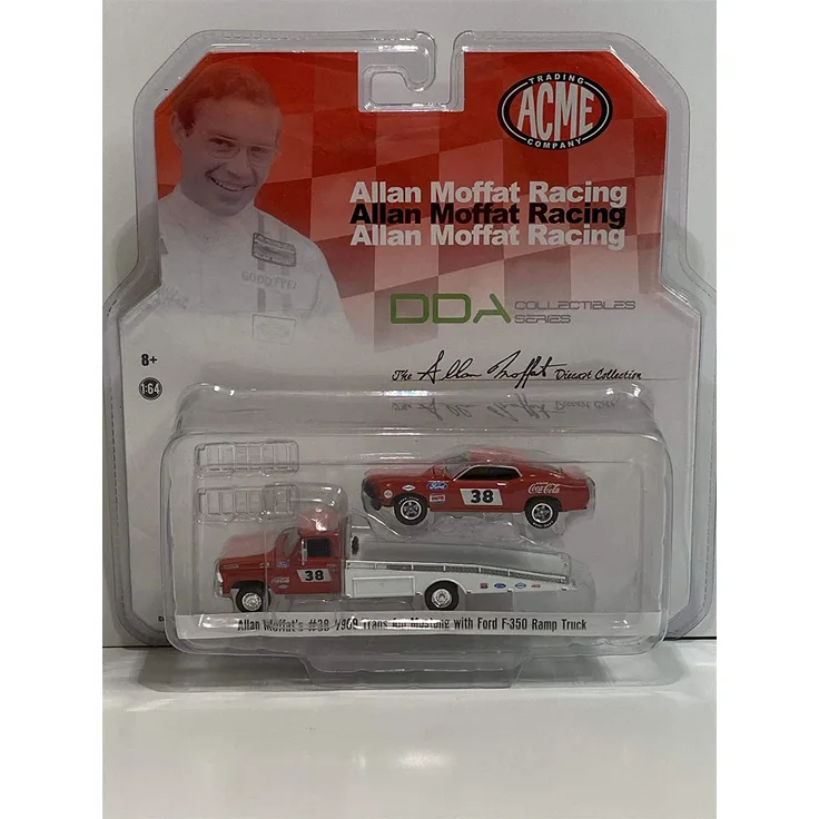 ACME 51269 Trans Am mit F-350 Ramp Truck "Allan Moffats #38" rot/weiss Maßstab 1:64