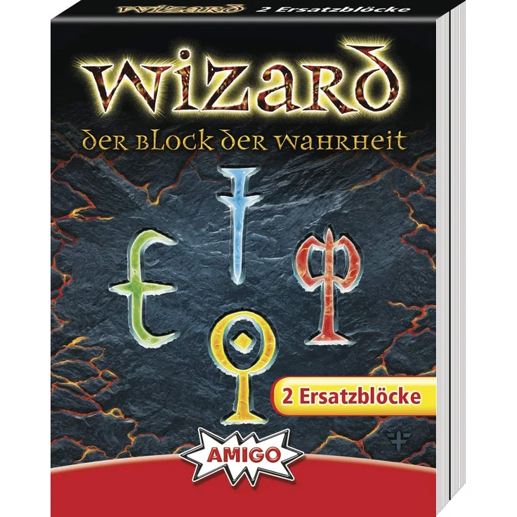 AMIGO - 2x Ersatzblöcke für das Wizard-Spiel - Spiel-Zubehör, Wizard-Spiel nicht enthalten – Bild 1