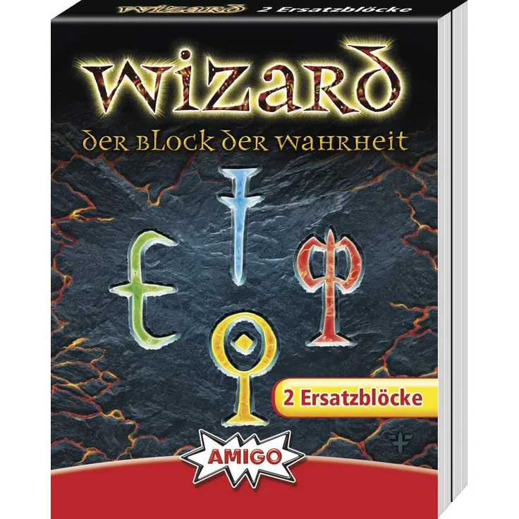 AMIGO - 2x Ersatzblöcke für das Wizard-Spiel - Spiel-Zubehör, Wizard-Spiel nicht enthalten