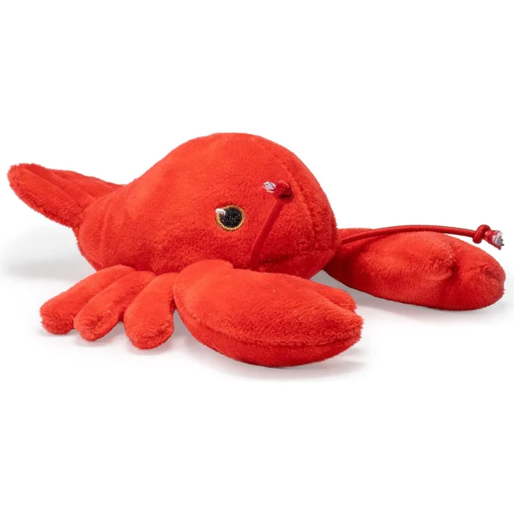 Zappi Co Weich gefülltes Kuscheltier für Kinder Hummer Plüschtier 10-13 cm Safari-Tiere Kollektion Plüschteddy Neugeborenes erstes Kind