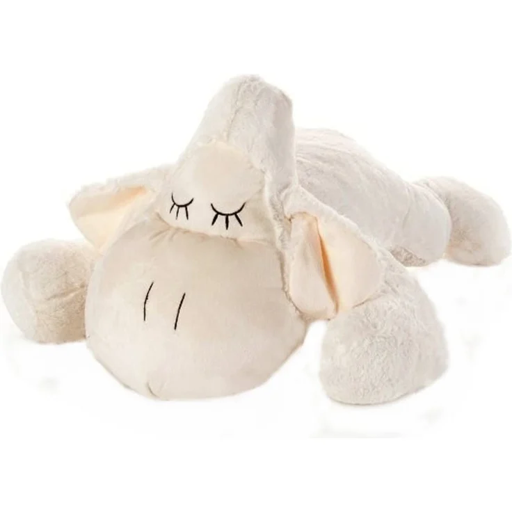 Inware 6218 - Kuscheltier Schäfchen Sleepy, 18 cm, creme, Kuschelschaf, Schmusetier, Schaf