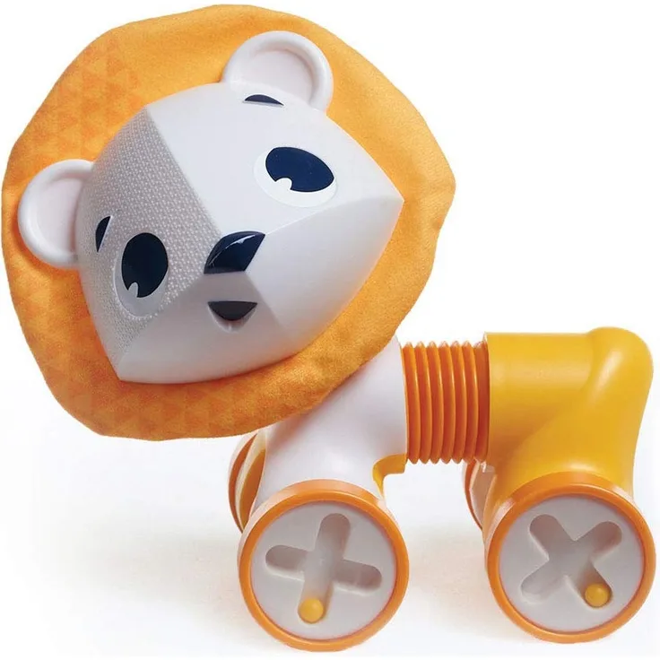 Tiny Love 3333111591 Tiny Love Spielfigur Rolling Toys Lion, süßes, rollendes Spielzeug mit Zieharmonika-Körper und vielen Spaß- und Spielmöglichkeiten, Leonardo Löwe, mehrfarbig