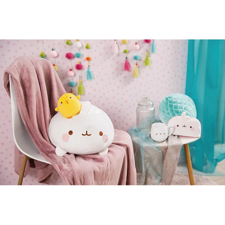 NICI 47752 Figürliches Kissen Hase Molang 30x40cm, WEIß – Bild 5