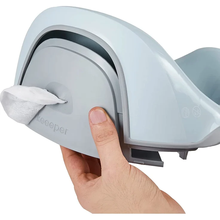 keeeper Babytopf deluxe 4in1, Töpfchen + Toilettensitz + Hocker + Feuchttuchspender, Ab ca. 18 Monate bis ca. 4 Jahre, Kasimir, Blau – Bild 7