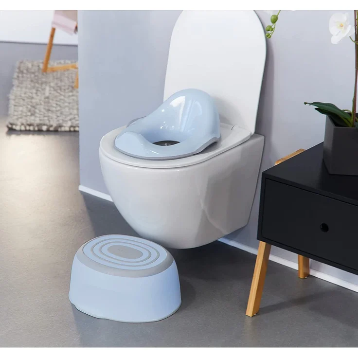 keeeper Babytopf deluxe 4in1, Töpfchen + Toilettensitz + Hocker + Feuchttuchspender, Ab ca. 18 Monate bis ca. 4 Jahre, Kasimir, Blau – Bild 5