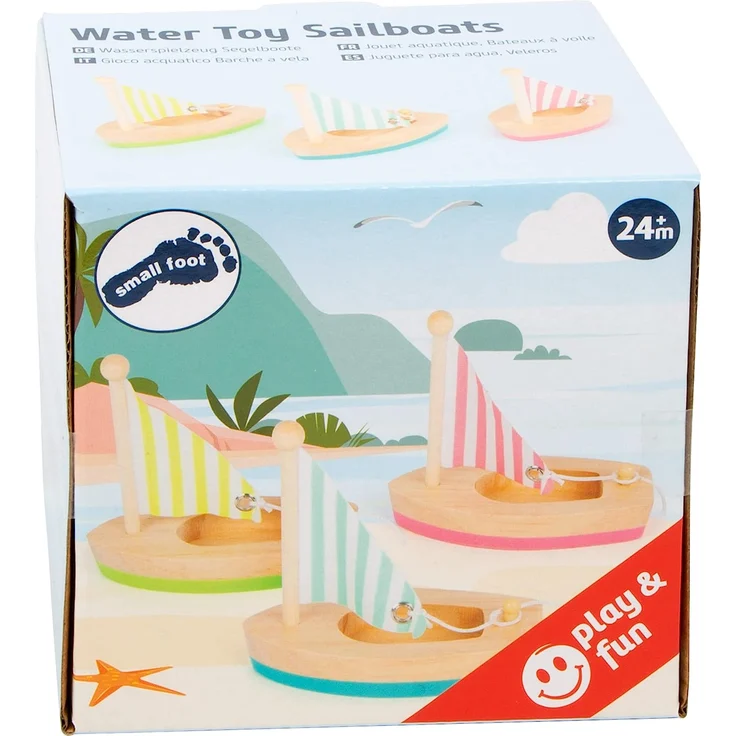 Small Foot Kleine Holzsegelboote - waterplay toys – Bild 4