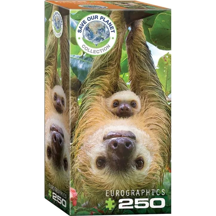 Eurographics 8251-5556 - Faultiere , Puzzle, 250 Teile