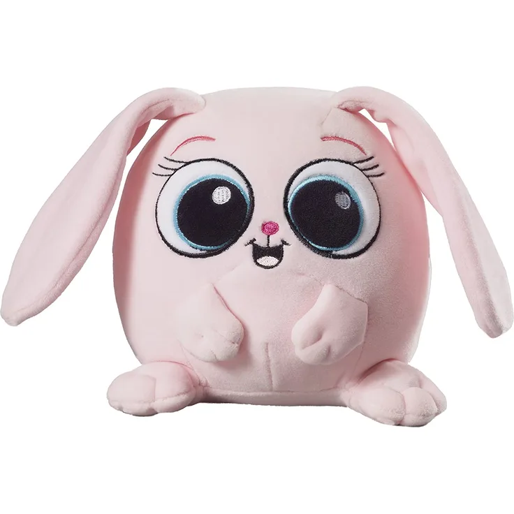 Bauer Spielwaren 'Deine Tiere mit Herz' Hase: Kleines Kuscheltier mit Schlappohren, zum Spielen und Verschenken, softer Plüsch, 15 cm, rosa (12311)