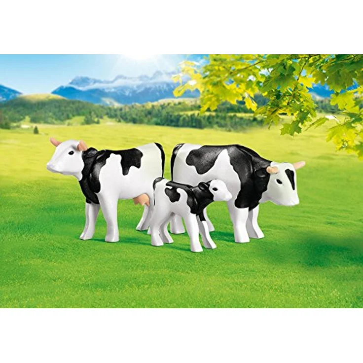 PLAYMOBIL 7892 - Rinderfamilie: Kuh, Bulle, Kälbchen (Folienverpackung) – Bild 2