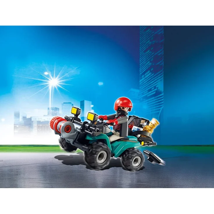 Playmobil 6879 - Ganoven-Quad mit Seilwinde – Bild 2