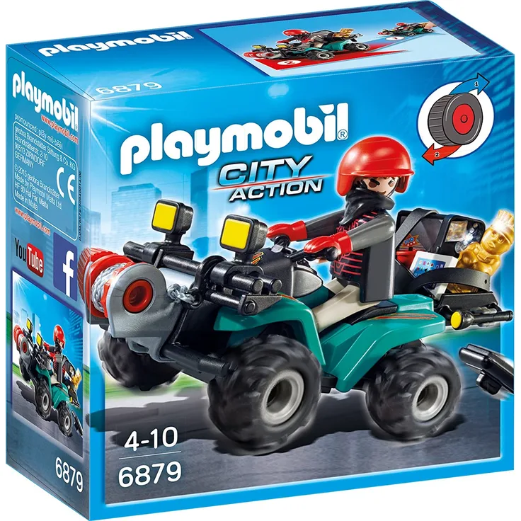 Playmobil 6879 - Ganoven-Quad mit Seilwinde